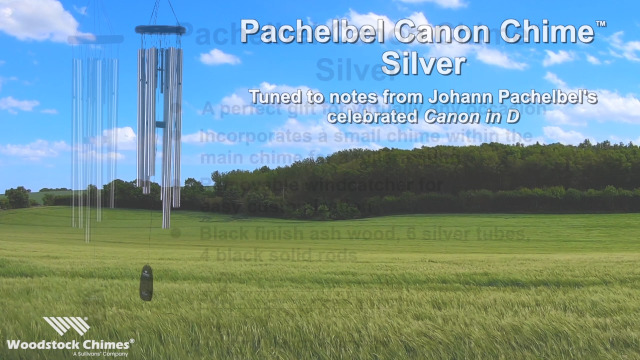 Amazon.com : Woodstock Wind Chimes Pachelbel's Canon in D, Silver